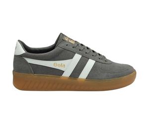 Gola Unisex's Grandslam Suede Sneaker, Ash Off White Gum, 9.5 UK