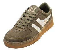 (7) Gola Grandslam Mens Fashion Trainers in Khaki Off White
