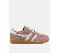 Gola Viper '78 Suede Lace Up Trainers Pink Mix