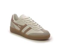 Gola Viper W Beige Leather Womens Trainers CLB744-AC