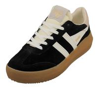 Gola Athena Womens Fashion Trainers in Black Off White - 6 UK