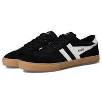 Gola Women's Badminton Sneaker, Black/Off White/Gum, 6 UK