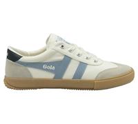 Gola Women’s Badminton Fashion Sneakers, Off White/Air/Navy/Gum, 5 UK