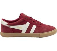 Gola Womens Badminton Suede, Deep Red/Off White/Gum, 8