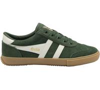 Gola Womens Badminton Suede, Evergreen/Off White/Gum, 7
