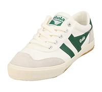 (5) Gola Badminton Womens Casual Trainers in Off White Green