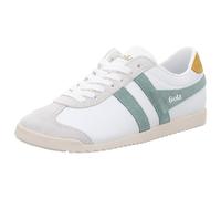 Gola Women's Bullet Pure Sneaker, White/Green Mist/Sun, 4 UK