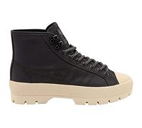 Gola Women's Coaster Peak High Hiker Sneaker, Black/Off White, 4 UK