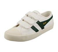 Gola Women's Coaster Velcro Sneaker, Off White/Dark Green, 6 UK
