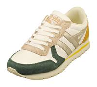 Gola Women's Daytona Quadrant Sneakers, Off White Evergreen Gold Sun, 6 UK