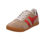 Gola Women's Elan Glitz Sneakers, Light Caramel/Red/Dark Brown, 5 UK