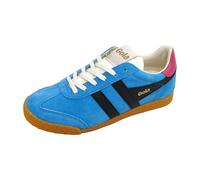 Gola Women's Elan Sneaker, Santorini/Black/Fuchsia, 4 UK