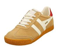Gola Women's Elan Sneakers, Caramel Off White Deep Red, 7 UK