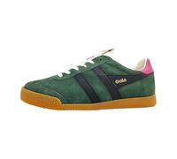 Gola Women's Elan Sneakers, Evergreen Black Fuchsia, 4 UK