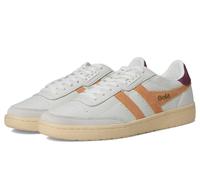 Gola Women's Falcon Sneaker, White/Salmon/Windsor Wine, 5 UK