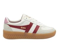 Gola Women's Grandslam Elite Sneaker, White/Deep Red/Candy/Gum, 8.5