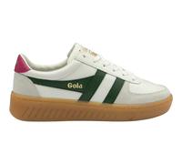 Gola Women's Grandslam Elite Sneakers, White Evrgrn Hot Fuschia Gum, 4 UK