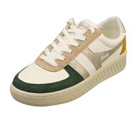 Gola Grandslam Quadrant Womens Casual Trainers in Off White Green - 4 UK