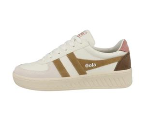 Gola Women's Grandslam Trident Fashion Sneakers, White, 5 UK