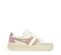 Gola Women's Grandslam Trident Sneaker, White/Cameo/Lily, 6.5 UK