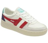 Gola Women's Grandslam Trident Sneaker, White/Coral/Sea Mist, 7.5 UK