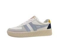 Gola Women's Grandslam Trident Sneaker, White/Ice Blue/Sun, 4 UK