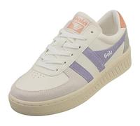 Gola Grandslam Trident Womens Fashion Trainers in White Lavender - 6 UK