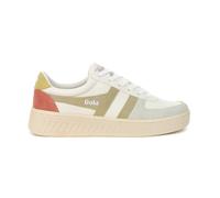 Gola Women's Grandslam Trident White/Bone/Flax Sneakers CLA415AC (US)