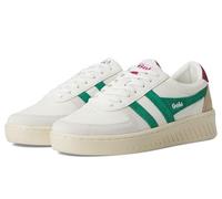 Gola Women's Grandslam Trident Sneaker, White/Emerald/Cerise, 8.5