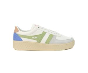 Gola Women's Grandslam Trident White/Patina Green/Pearl Pink Sneakers CLA415W...