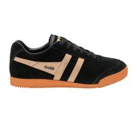Gola Harrier Mirror Womens Classic Trainers in Black Gold - 4 UK