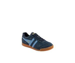 Gola Women's 'Harrier' Suede Lace-Up Trainers in Navy | Size: 7 Gola Navy 7