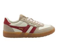 Gola Women's Hawk '83 Sneaker, Off White/Bone/Deep Red/Gum, 3 UK