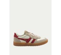 Gola Women's Hawk '83 Suede Stripe Trainers - 6 - White Mix, White Mix