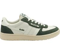 Gola Women's Hawk '89 Sneaker, Off White/Evergreen/Off White, 8 UK
