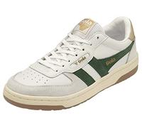 Gola Hawk Womens White Green Casual Trainers - 6 UK