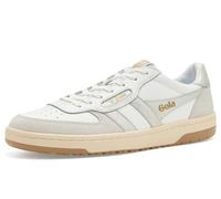 Gola Women's Hawk Sneakers, White/Silver, 6.5