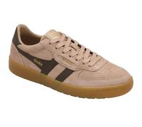 Gola Womens Hawk Suede '86, Cameo/Dark Brown/Gum, 7.5