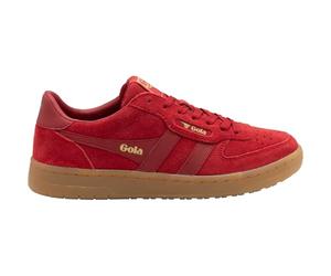 Gola Women's Hawk Suede '86 Shoes, red, 5 UK