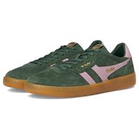 Gola Women's Hawk Suede '86 Sneaker, Evergreen/Candy/Gum, 7 UK