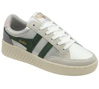 Gola Women's Superslam Blaze Sneaker, Silver/Evergreen/Chalk Pink, 8 UK