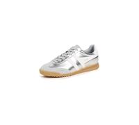 Gola Women's Torpedo Glimmer Sneaker, Silver/Off White, 5 UK