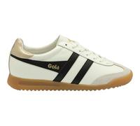 Gola Womens Torpedo Leather, Off White/Black/Gold, 6