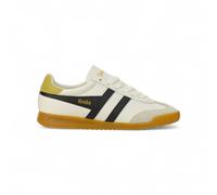 Gola Women's Torpedo Leather White/Black/Lemon Sneakers CLB622WB (US)