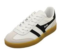 Gola Womens Viper Leather, White/Black/Gum, 10