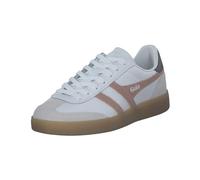 Gola Womens Viper Leather, White/Cameo/Dark Brown/Gum, 10