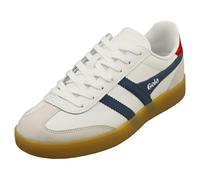 Gola Viper Womens Fashion Trainers in White Navy Red - 7 UK