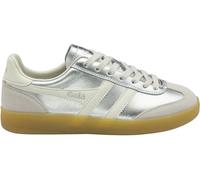 Gola Women's Viper Metallic Sneaker, Silver/Off White/Gum, 8.5