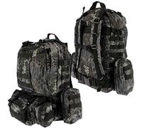 GOLAN 50L Modular Molle Tactical 3 Day Assault Military Army Rucksack Backpack Camping Bag + Detachable Shoulder Bag