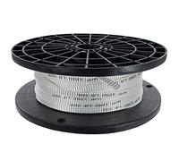 Golberg Woven Polyester Cable Pulling Tape - Printed White Conduit Electric Mule Tape- Professional Pull Tape - Electric Installations, Networks, Cables, Fiber Optic (1/2 Inch x 500 Feet)